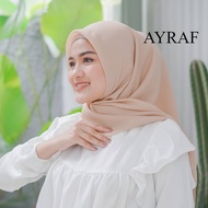 hijab segiempat bella square bahan pollycotton size 110x110/hijab kerudung bella square warna biru d