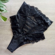 Women's Black/White Lace Thongs Gstring Panties Underwear Briefs Knickers