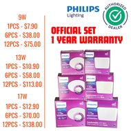 [Wholesales] Philips Meson LED Downlight Philips Down light 9W 13W Round Square [1 Year Warranty]