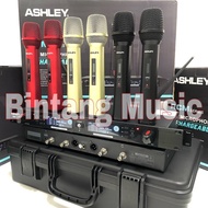 Terbaru Mic Wireless Ashley Rcm Original Mikrofon Ashley Rcm Series