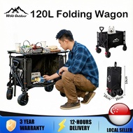 Shopping Cart Wagon Trolley Pet Cart 8 inch Camping Folding Wagon Trolley Cart Outdoor Camping Cart 