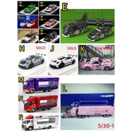 TM 1/64 HINO 911 992 GT3 RS S15 M4 Evangelion Brick Uncle Pink Trailer RWB Magic Claw WRX