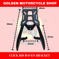 KOMINIE MOTORCYCLE TOP BOX BRACKET FOR HONDA CLICK 160 RAVEN BRACKET  ★