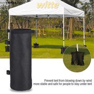WITTE 1/4Pcs Tent Sandbag, Black with Handle Garden Gazebo Foot Leg, Portable Canopy Sand Shelter Camping