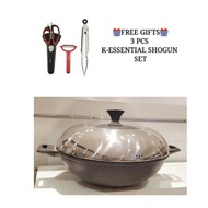 Ready stock 🎯SALE🎯 36cm x 11cm Wok La gourmet Shogun Granitec II (7.2L) with FREE GIFT