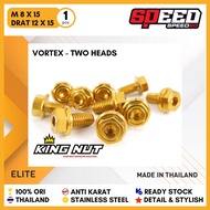 Bolt M 8 x 15 Thread 12 x 15 Vortex Elite 2 Bolt Keys Probolt Thailand Stainless King Nut