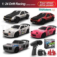 1:24 4WD GTR RC Drift Racing Sport Car High Quality Speed AE86 Bugatti Car Model Toy Ford Mustang St