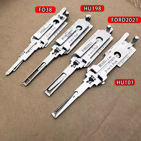LISHI 2IN1 HU101 v.4 HU198 FO38 FORD2021 For FORD Lock Pick Tool Locksmiths tool