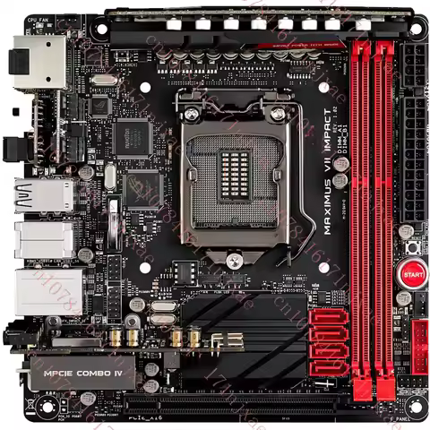FOR ASUS ROG Maximus VII Impact Motherboard Support 4150 4770 4790k 16G DDR3 Z97.