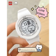 dainty watch minimalist watch ZGO ZGO Line Kitten Children's Watch Junior High School Electronic Wat