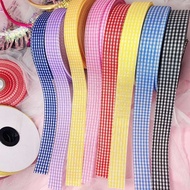Ribbon ribbon Baking Cake Decoration Checkered ribbon Cake Box Packaging Birthday ribbon 2cm Checker