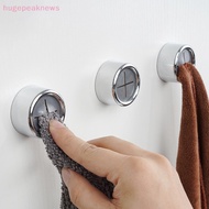 hugepeaknews That Really Work Self Adhesive Round Wall Dish Hooks Kitchen Towel Holders For Home Bathroom Storage Tool Cabinet Garage Gadgets Nice