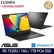 《ASUS 華碩》E1504FA-0081K7520U(15.6吋FHD/Ryzen5 7520U/16G/1TB PCIe SSD/Win11/特仕版)