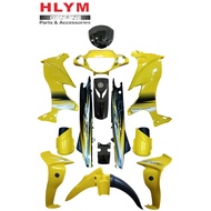 Y125ZR (RYC1) COVER SET 100% ORIGINAL HLYM 5XK 7/9 KUNING DIRAJA STICKER SIAP TAMPAL