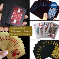 Gold Foil Waterproof Plastic Playing Poker Cards Poker Card Playing Card