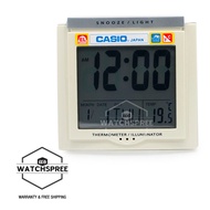 [Watchspree] Casio White Alarm Clock DQ750F-7D DQ-750F-7D