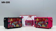 ลำโพงบลูทูธ รุ่น MN-205 มีหูหิ้วพกพา ลำโพงบลูทูธคาราโอเกะ เสียบไมค์ได้ เบสหนัก ลายสวยไม่เหมือนไคร รอ