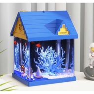 Sunsun House Shape Aquarium Set 4IN1 | Glue-light-filter-filter Included