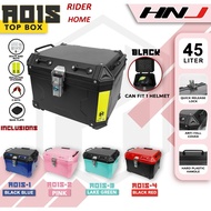 HNJ A01-S Box 45L Top box Motorcycle With Base Plate Givi Box For Motorcycle Helmet storage box