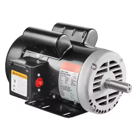 5HP Air Compressor Motor 230V Electric Motor 3450RPM 56Hz Frame 7/8" Keyed Shaft 2.25" Shaft Length 