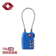 [TSA High-Strength Zinc Alloy Luggage Security Combination Lock 3 Sizes < Blue >] 8SGTSA719B/Anti-Th