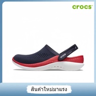 ส่งตรงจากโกดังกรุงเทพ รองเท้าแตะกีฬา Crocs LiteRide Same style for men and women dark blue red 206708-4CC