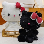 Boneka Kucing KT Malaikat dan Iblis yang Comel, Bantal Hadiah Besar, Boneka Peluk yang Selesa, Maina
