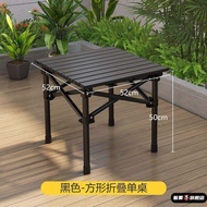 Bàn Trang Trí Ngoài Trời Gấp Gọn Metal Portable Picnic BBQ Roll Egg Set Bàn Ăn Trại Bàn Trại Bàn Ăn