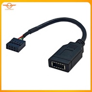 [CloudsMiles.th] USB 9PIN to TYPE-E Adapter Cable USB 9PIN to TYPE-E Cable USB Front Panel Adapter C