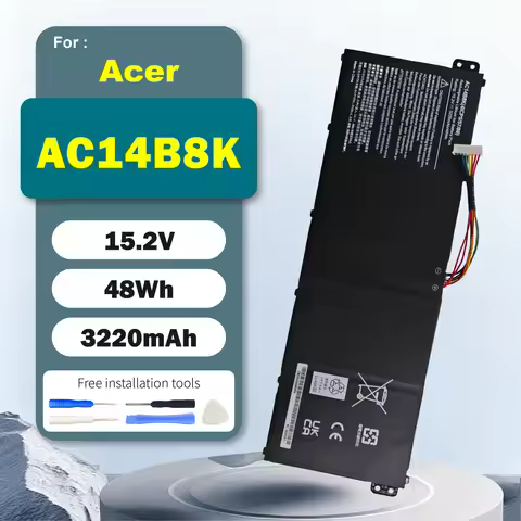 AC14B8K Replacement Laptop Battery for Acer Predator Helios 300 Nitro 5 AN515 Compatible with Chrome