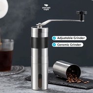 KV1 One Two Cups Manual Coffee Grinder Adjustable - OTC48