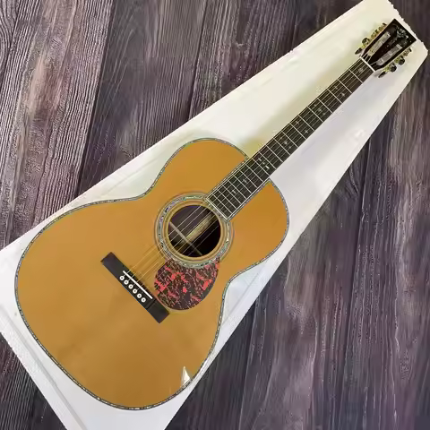 38 inch \ ooo42 series \ Solid wood red pine panel \ Ebony fingerboard \ 6-string high-quality acous