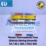 Flosser Fuse Thermoplastic Length 25mm Fuse 5A 8A 16A 25A 40A Thermoplastic Fuses Ceramic Fuse Fuse 