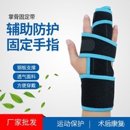 Medical Palm Fracture Fixation Brace Finger Wrist Fracture Splint Metacarpal Fixation Strap Finger R