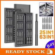 63 in 1 Precision Screwdriver Set Gadget Screw Driver Set Dismountable Magnetic Screw Driver Hex Phi