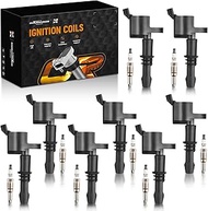 maXpeedingrods FD508 Set of 8 Ignition Coil Pack and Iridium Spark Plugs Fit for Ford Expedition F-1