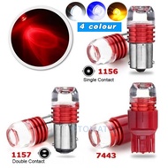 1156 1157 7443 LED Car Motorcycle Brake Light Bulb Tail Strobe Flash Flashing / Lampu Brek Kelip