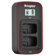 [Kingma] Dual Slot Super Fast USB Type-C Charger with LCD Display for Sony FW50 Batteries - FW-50 / 