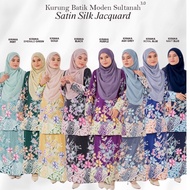 KIRANA Baju Raya 2024,Baju Kurung Moden Batik Sultanah ,Batik Malaysia,Plus Size 4Xl 5XL
