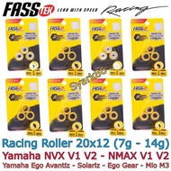 💥100% ORIGINAL💥 FASSTEK Racing Roller Weight Set for YAMAHA NVX NMAX Avntiz Solariz Ego Gear Ego LC Nouvo LC  UMA ESR