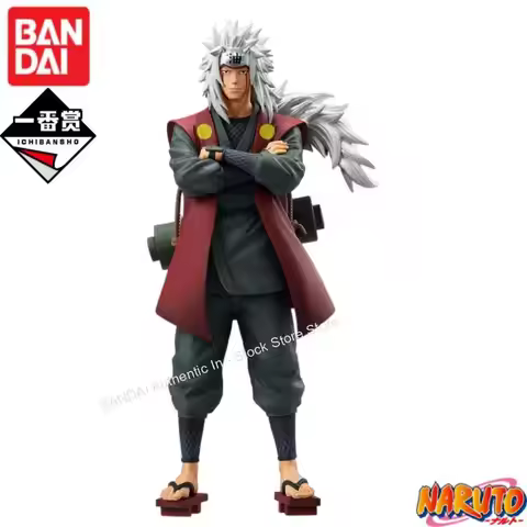 Bandai Naruto Anime Ichiban Kuji Orochimaru Tsunade Jiraiya Figures Model Toys Statue Figuarts