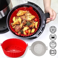 Air Fryer Oven Silicone Basket Pot Food Grade Safe Air Fryer Accessories Air Fryer Silicone Pan Mold Replacement