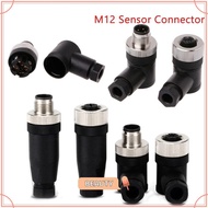 TOPBEAUTYMY M12 Sensor Connector, Sensor Plug Male Female Socket M12 Aviation Plug, M12 Sensor Cable