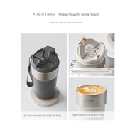 montigo tumbler tyson tumbler Carot Ceramic Liner Straw Accompanying Thermos Cup