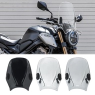 Motorcycle Windshield Round Headlight Street Bikes Windscreen Scree Universal For CB650R CB 650 R CB