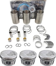 Kridets 3TNM74 Engine Rebuild Kit (No valve set) for FOR Yanmar 3TNM74F-SAKV 3TNM74F-NCJT Engine SCT