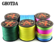GHOTDA Braided Fishing Line 300M 4 Strands Carp Fishing 10lb - 100lb Strong Fish Wire