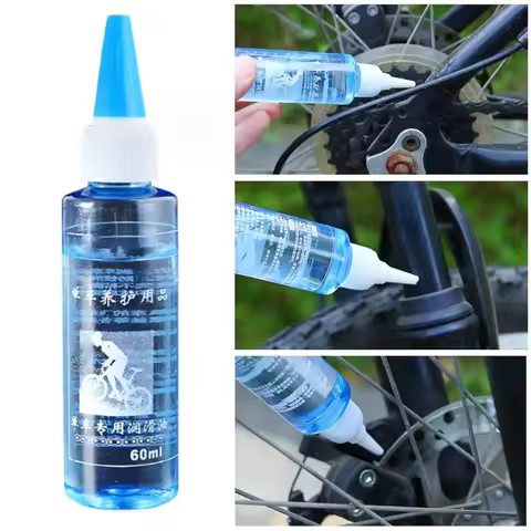 60ML Bicycle Long Lasting Chain Lube Chain Waxy Maintenance Oil Squirt MTB Road Bike Waxy Dry Chain 