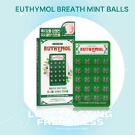 Euthymol Breath Mint Balls 20pcs, 2g × 2 Packs – Strong Fresh Mint Candy