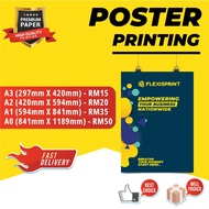 POSTER PRINTING A3, A2, A1, A0 | ASSIGNMENT | PHOTO | FULL COLOR | SINGLE SIDE